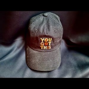 Vans hat black “YOU GOT THIS” Writing on front.